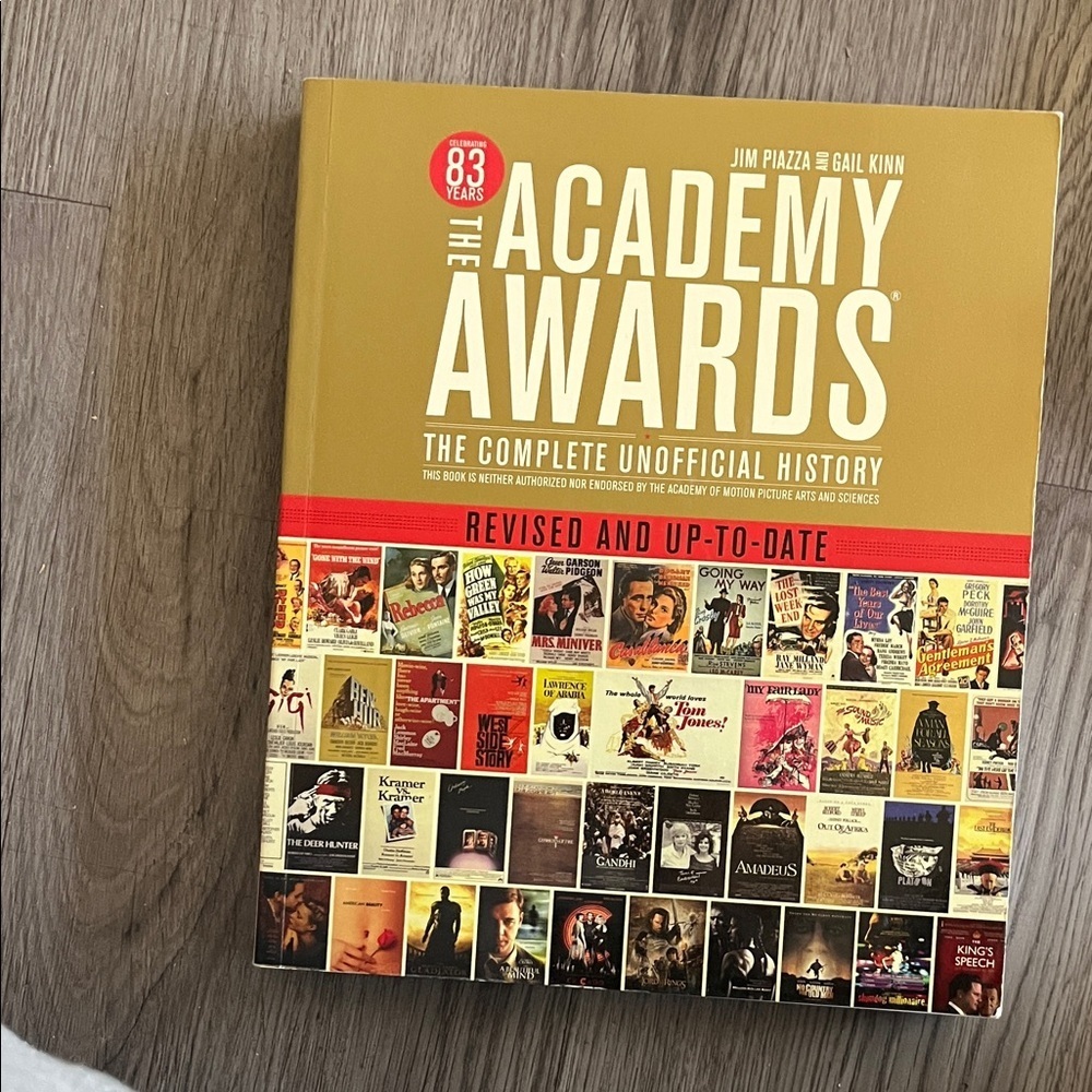 Academy Awards History Book - Gold Cover - Picture 1 of 5